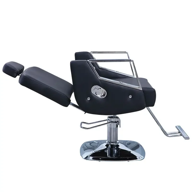 

For Hair Salon Hairdressing Chair Hot Dyeing Chair Reclining Chair Lifting Rotating Barber Chair