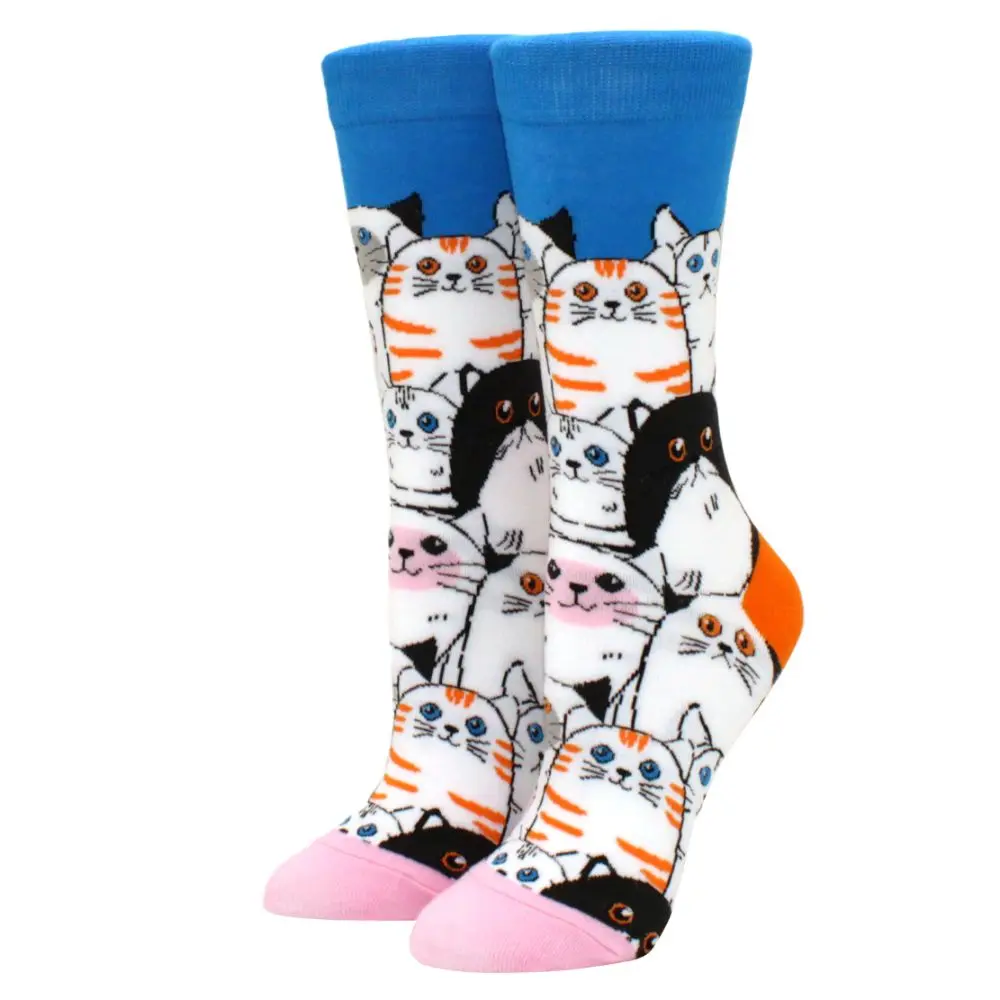 Kawaii Women's Harajuku Candy Color Crew Socks