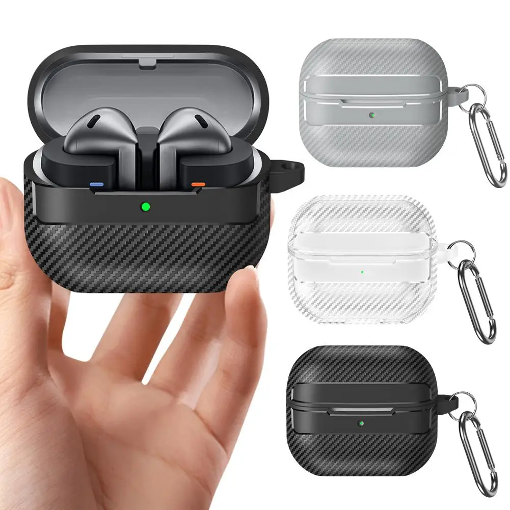 TPU Carbon Fiber Protective Case for Galaxy Buds Pro