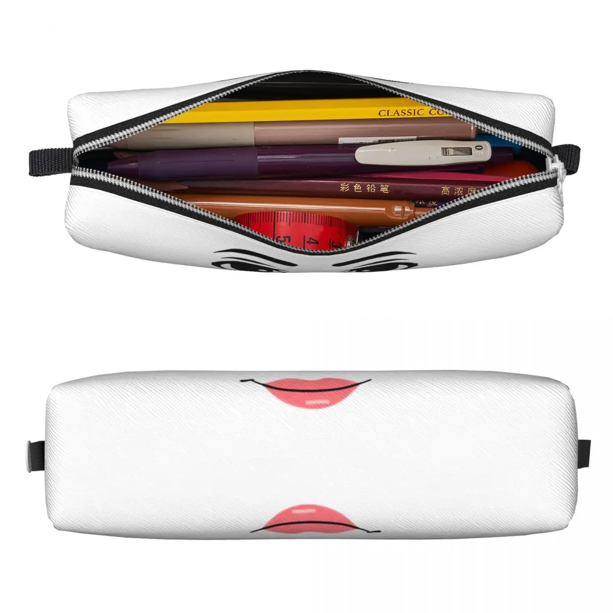 Woman Face Game Meme Pencil Case Pencil Box Pen Kids Big Capacity Bags Students School Gift Stationery