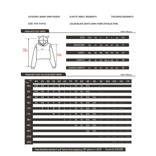 NCTCITY Stray Kids Sweat-Shirts à Capuche Kpop Cat Ear Crop Top