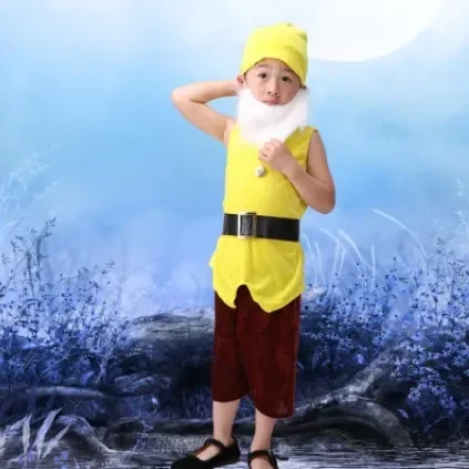 thumbnail image 1 of Ropa de cosplay de carnaval Disfraz de los siete enanitos para niños Disfraces de Navidad para niños Halloween, 1 of 5