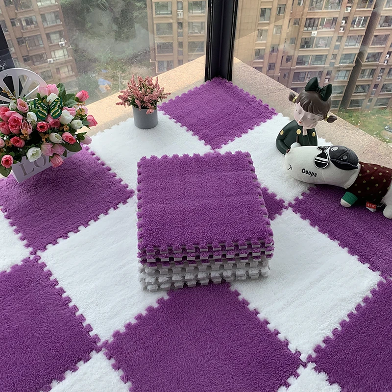 부드러운 봉제 어린이 놀이 매트, 아기 장난감, Eva 폼 퍼즐 카펫, 어린이 방에 따뜻한 놀이 매트, 30 개, 50 개