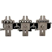 Stainless Steel Dowelling Jig - Seasoned Pro Kit with All Sizes + 3 Angles and Wall Bracket 2