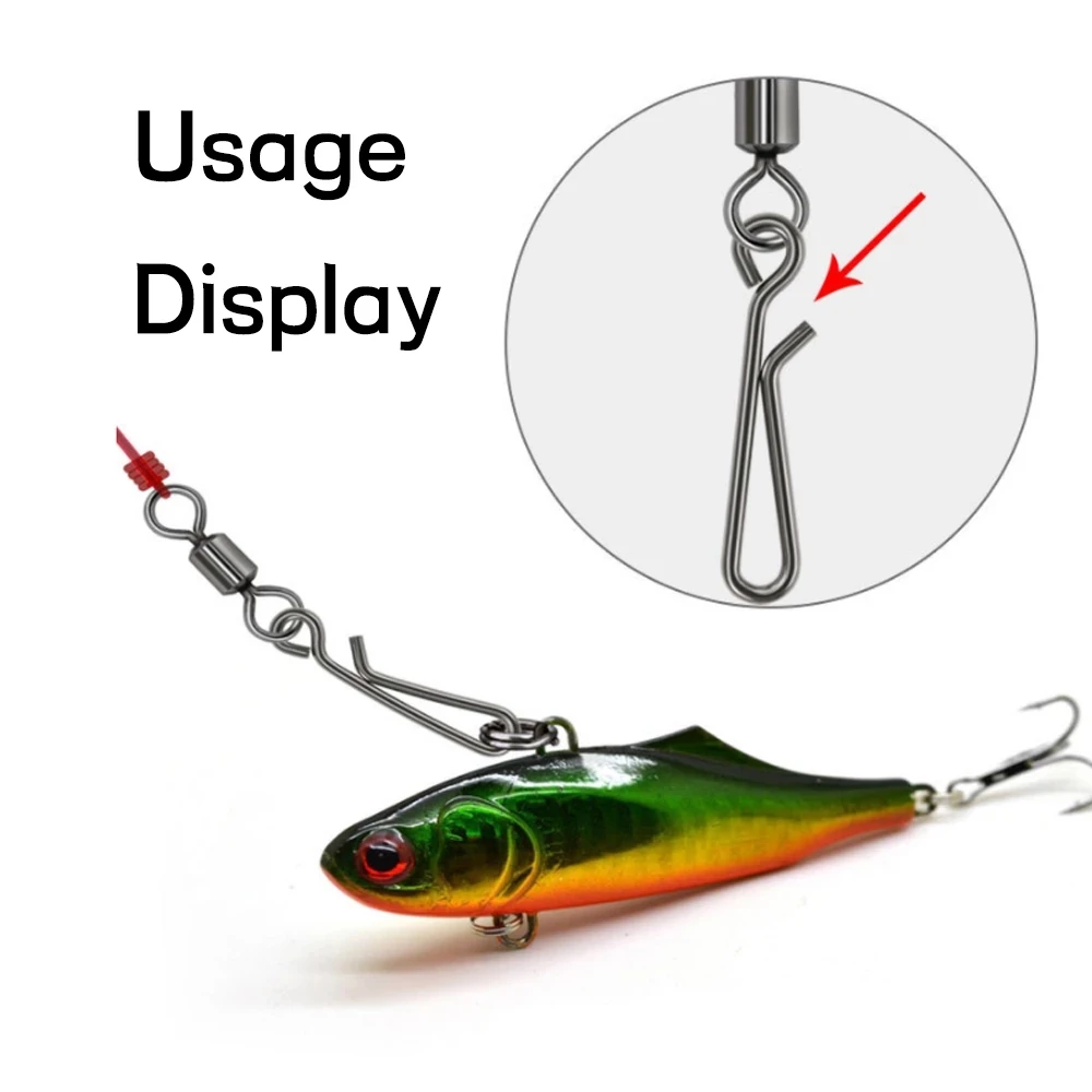50pcs/bag Stainless Steel Fishing Snap Tackle Tools connector fishing Accessories 0# 1# 2# 3# 4# 5# | fishing accessories,fishing tackle,fishing tools,fishing tool