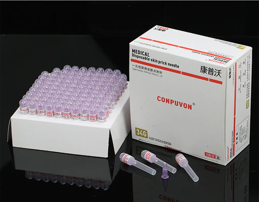 34G1.5mm 4mm Needle Skin Puncture Disposable Painless