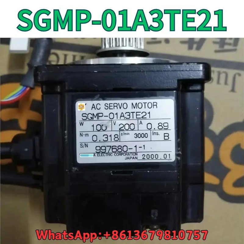 

Used Servo motor 100w SGMP-01A3TE21 test OK Fast Shipping