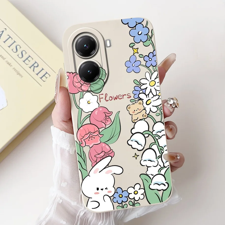 Adorable Cartoon Panda & Rabbit Soft Silicone Phone Case - Enhanced Protection & Style