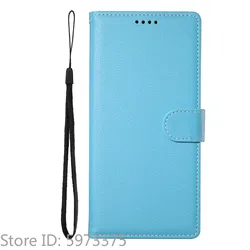 Retro Fruit Color Series Flip Wallet Leather Phone Cover with Card Holder - OPPO A54S (SKY BLUE)