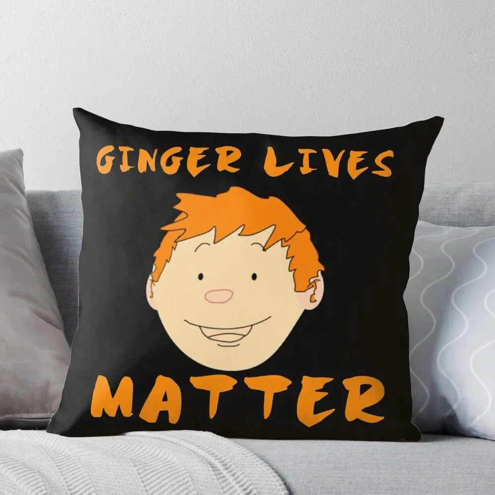 

Ginger Lives Matter, Ginger And Proud Throw Pillow Christmas Pillowcase Pillow Cover Sofa Covers Covers For Sofas