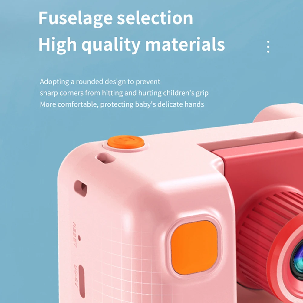 Kids Instant Print Camera Toy with 3 Rolls Print Paper