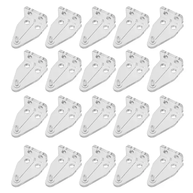 20 Db Velencei Vak Döntő Horog Műanyag Dőlés Horgos Erős Redőnyök Helyezői Függöny Kiegészítők