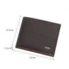 Leather Men Wallets Premium Product Real Cowhide Wallets for Man Short Black Walet Portefeuille Homme Design Purses Coin Bag 5