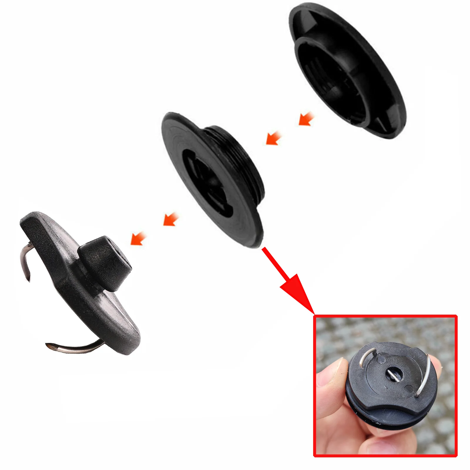 Set Di 10 Morsetti Per Teloni, Clip/fissaggi/tenditori Elastici Per Teloni Maniglia Di Bloccaggio Robusta E Regolabile Per Teloni E Teli Ombreggianti 10 Pezzi 83312881