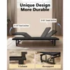 King Adjustable Bed Frame with Fabric Cover, Quiet Motor, Head & Foot Incline, Zero Gravity, Wireless Remote Control, Bed Frame 4