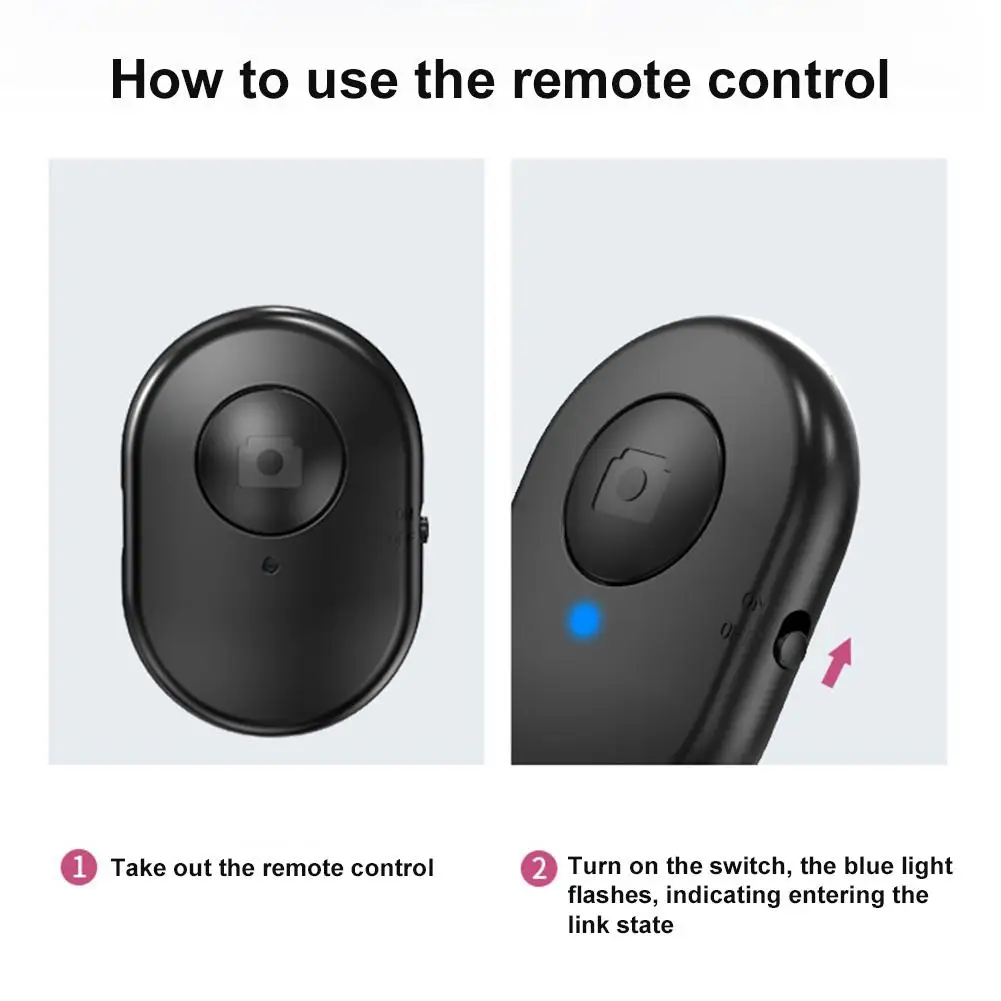 Wireless Bluetooth Selfie Stick For Android/iOS Selfie Bluetooth Remote Control Rechargeable Fast Connection wireless selfie stick