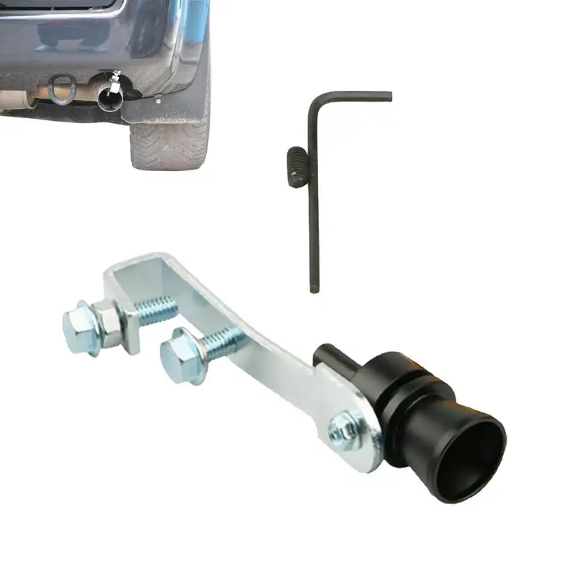 

Portable Turbo Sound Whistle Exhaust Pipe Universal Turbo Whistle Muffler Exhaust Pipe Portable Aluminum Alloy Car Turbo Whistle