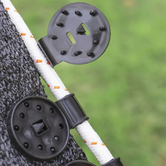 30Db Tarp Clip Nagyteljesítményű Rögzítő Markolat Háló Klip Üvegházhatású Árnyékszövet -Szövet Szorító Műanyag Grommet Kerítés Horog