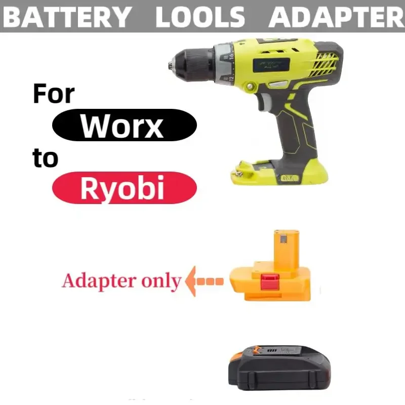For Worx Battery Adapter Converter For Worx Replace To Ryobi Adapter Tools Not Including Tools And Batteries