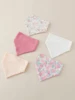 Baby Muslin Cotton Bibs | Toddler Bandana Bib | Burp Cloth Soft Absorbent Gauze Muslin Washable Apron for Baby 3