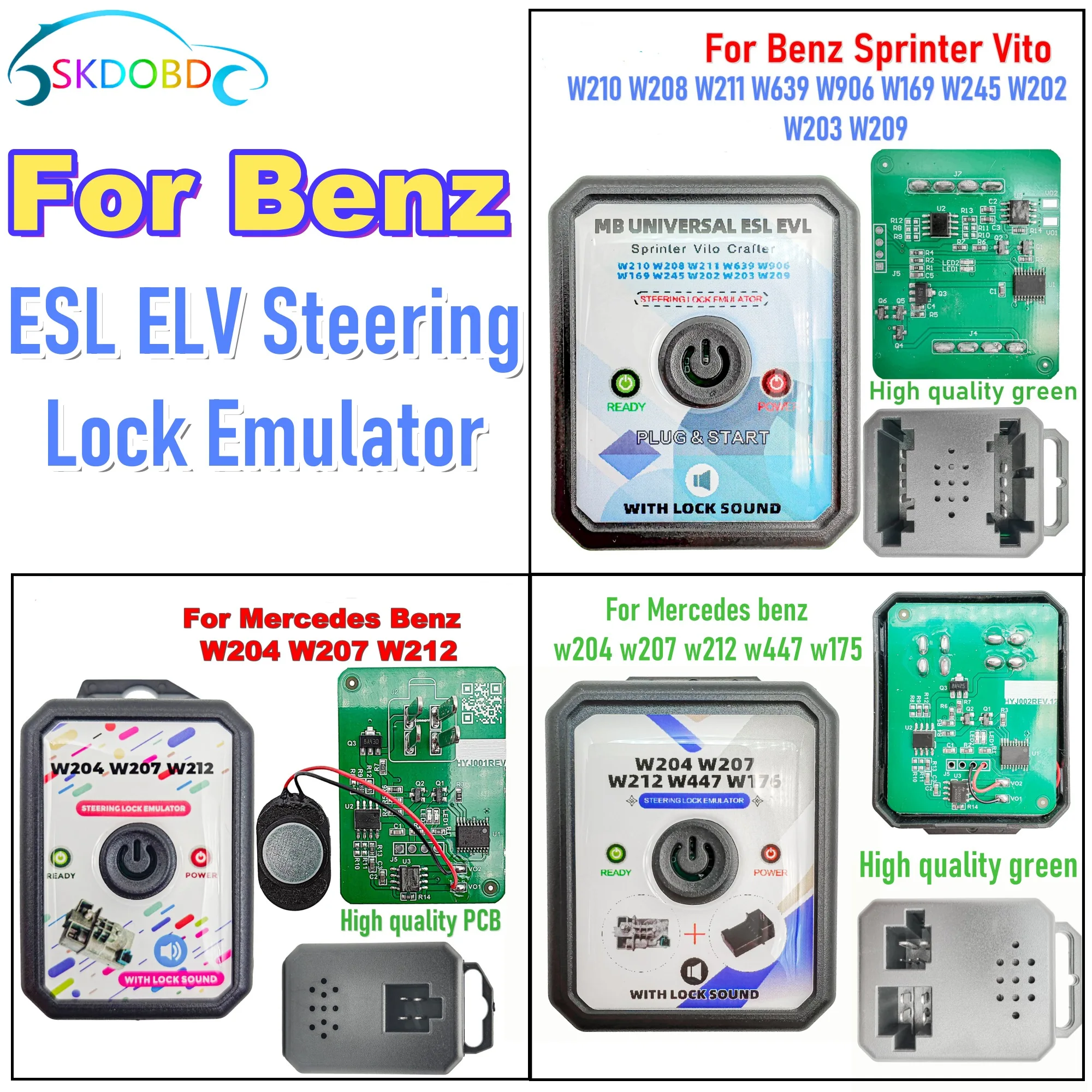 Émulateur ESL ELV Verrou W208 W210 W203 W209 W211 W639 W906 W169 BENZ