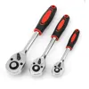 1/4 3/8 1/2 Inch Ratchet Wrench 24 Tooth Drive Ratchet Socket Wrench Tool Multi-funtion DIY Hand Tool Ratchet Handle Wrench 2