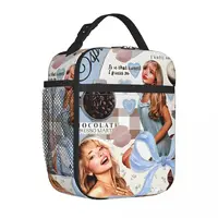 Sabrina Carpenter Espresso Insulated Lunch Bags Food Container Leakproof Thermal Cooler Lunch Boxes For Picnic 1