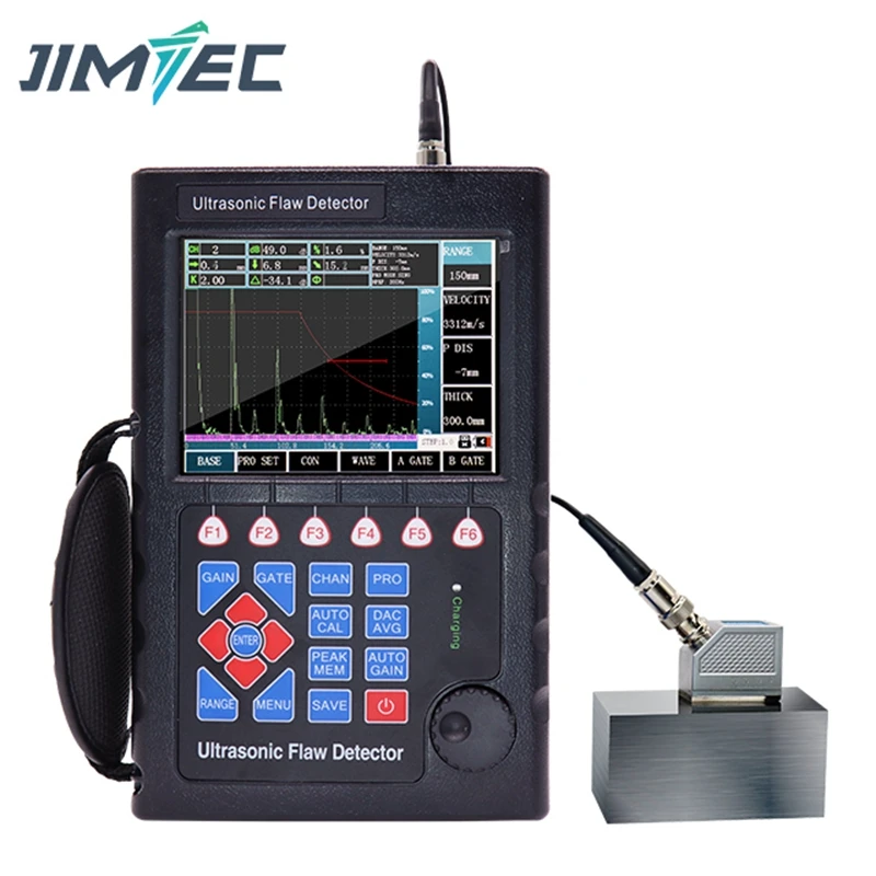 Portable Digital Ultrasonic Flaw Detector Metal NDT Equipment Industry Non-destructive Testing Linear Machine Sensor 0~10000mm 2