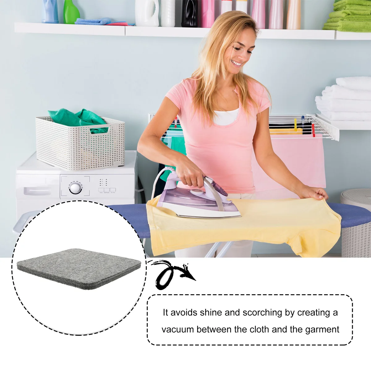 Wool Felt Ironing Board Clothes Ironing Pad Heat-resistant Pressing Mat