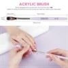 Saviland 120ML Monomer Acrylic Nail Liquid with Dehydrator and Non-acid PH Bond for Acrylic Powder Nails Extension Nail Brush 4