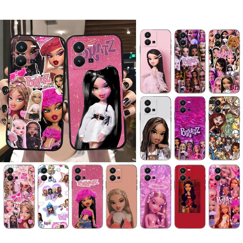 

Bratz Phone Case For VIVO Y31 Y21 Y77 Y76 Y35 Y55 Y53S Y15S V21 V21E V20SE X50 X60 X70 Pro Plus Shell