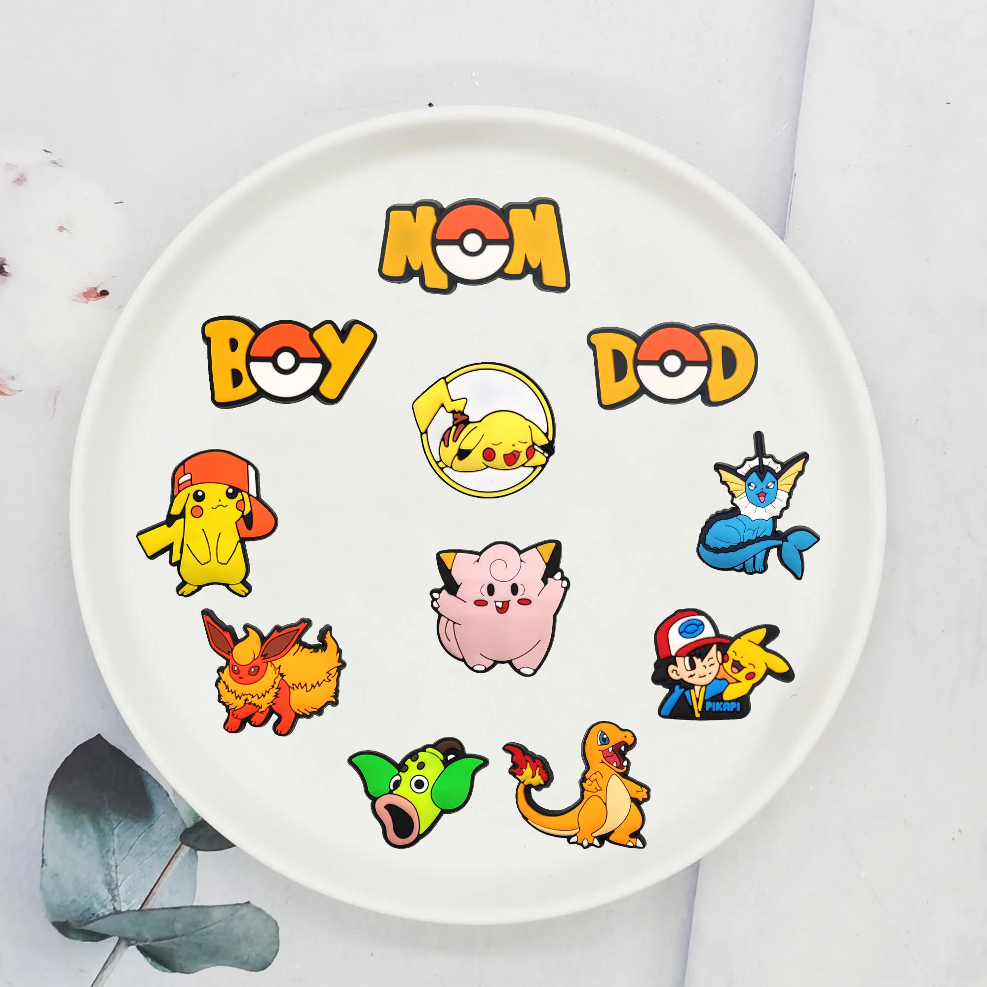 11-47pcs 슬라이드 샌들용 귀여운  시리즈 신발 참, 크리스마스 생일 선물 파..