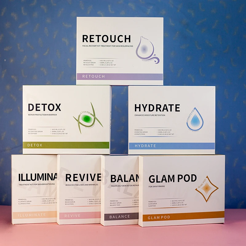 Newest CO2 Oxygen Bubble Kit Skin Care Oxygen Pods Capsule Balance Illuminate Revive Skin Exfoliation Tightening Product 3