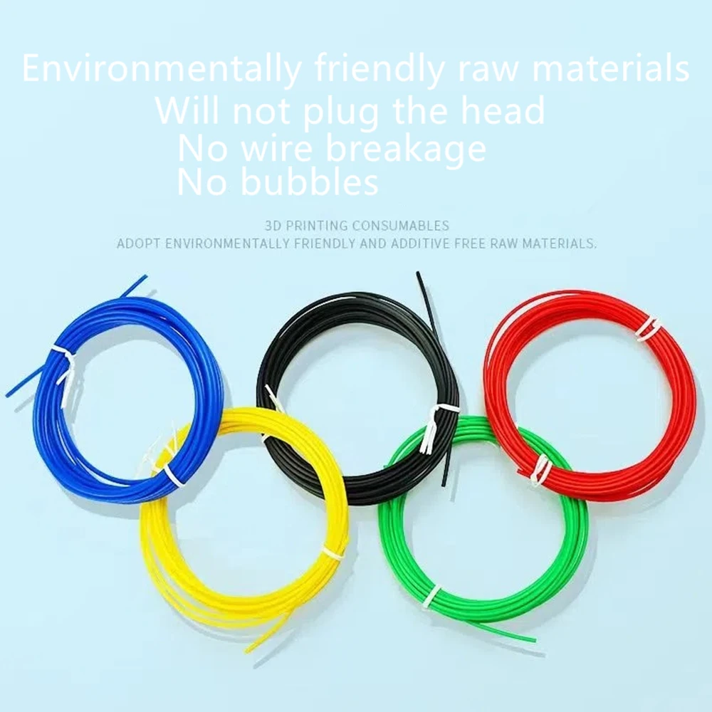 3D Pen Filament PLA Colored Odorless Safety Plastic Diameter 1.75mm for 3D Printing Pen Kids Birthday Creative Christmas Gift 3d printing pen filament