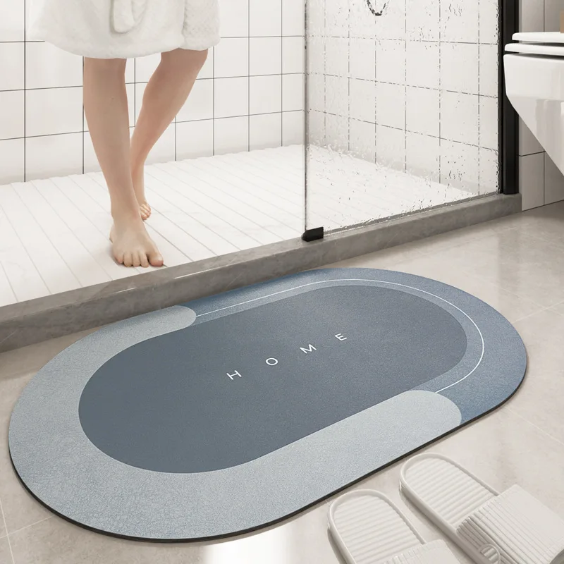 40X60/50X80cm Absorbent Bath Mat Instant Drying Mat Bathroom Rug Non