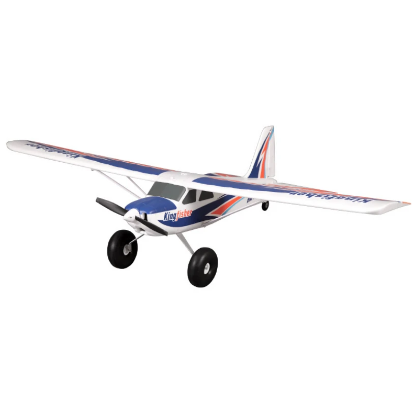 Kingfisher 1400mm PNP Avion RC avec Flotteurs Skis - Gyroscope Réflexe