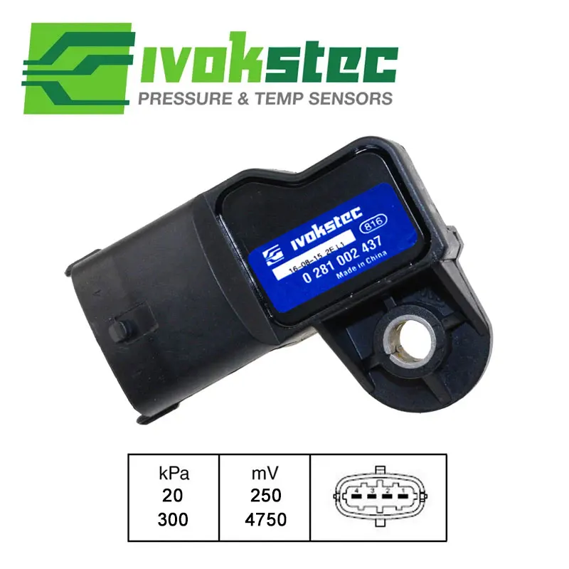 Capteur De Pression MAP 0281002437 – Compatible Vauxhall Vectra, Signum, Zafira, Astra, Frontera