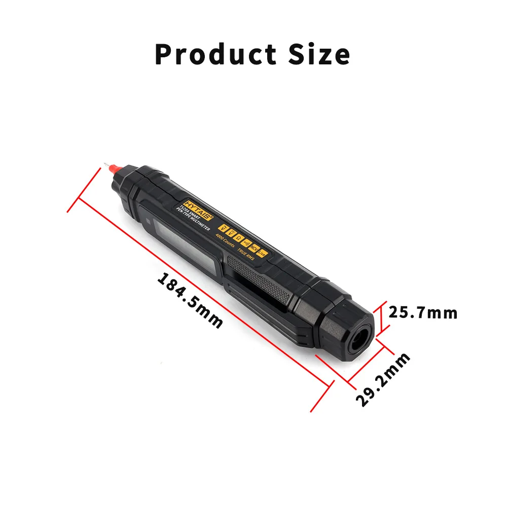 Circuit Tester Kit 4000 Counts Pen Type Multimeter TS20A AC DC Voltage Resistance Continuity Backlight Data Hold NCV APO Gauge Tester Meter