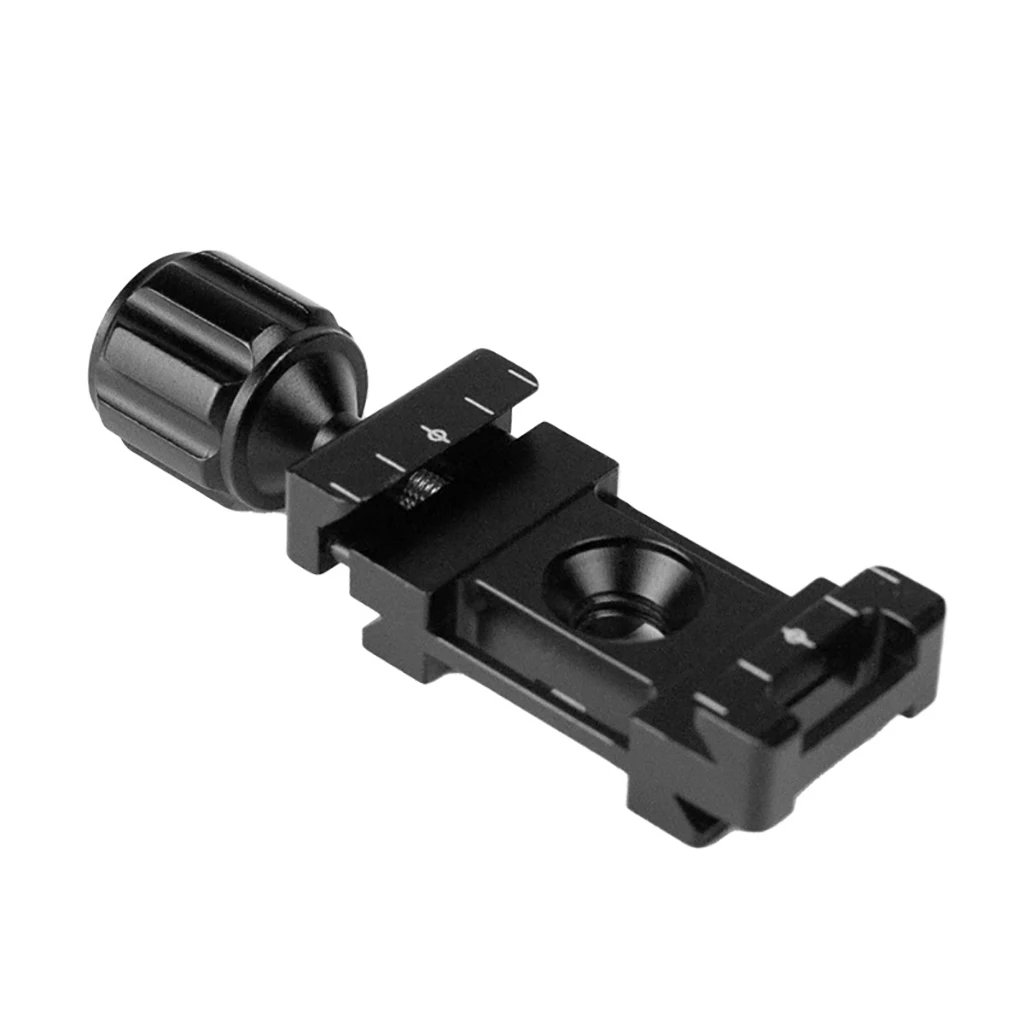 Tripod mount adapter Portable 25mm CNC Anti-Slip Quick Release Clamp