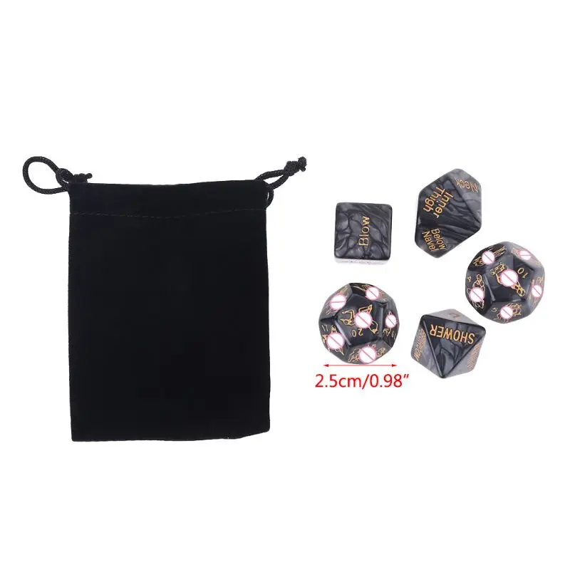 5pcs/set Funny Love Dice Game Toys Erotic Sexy Posture Adult Couple Bachelor Party Gift Love game dice dice set