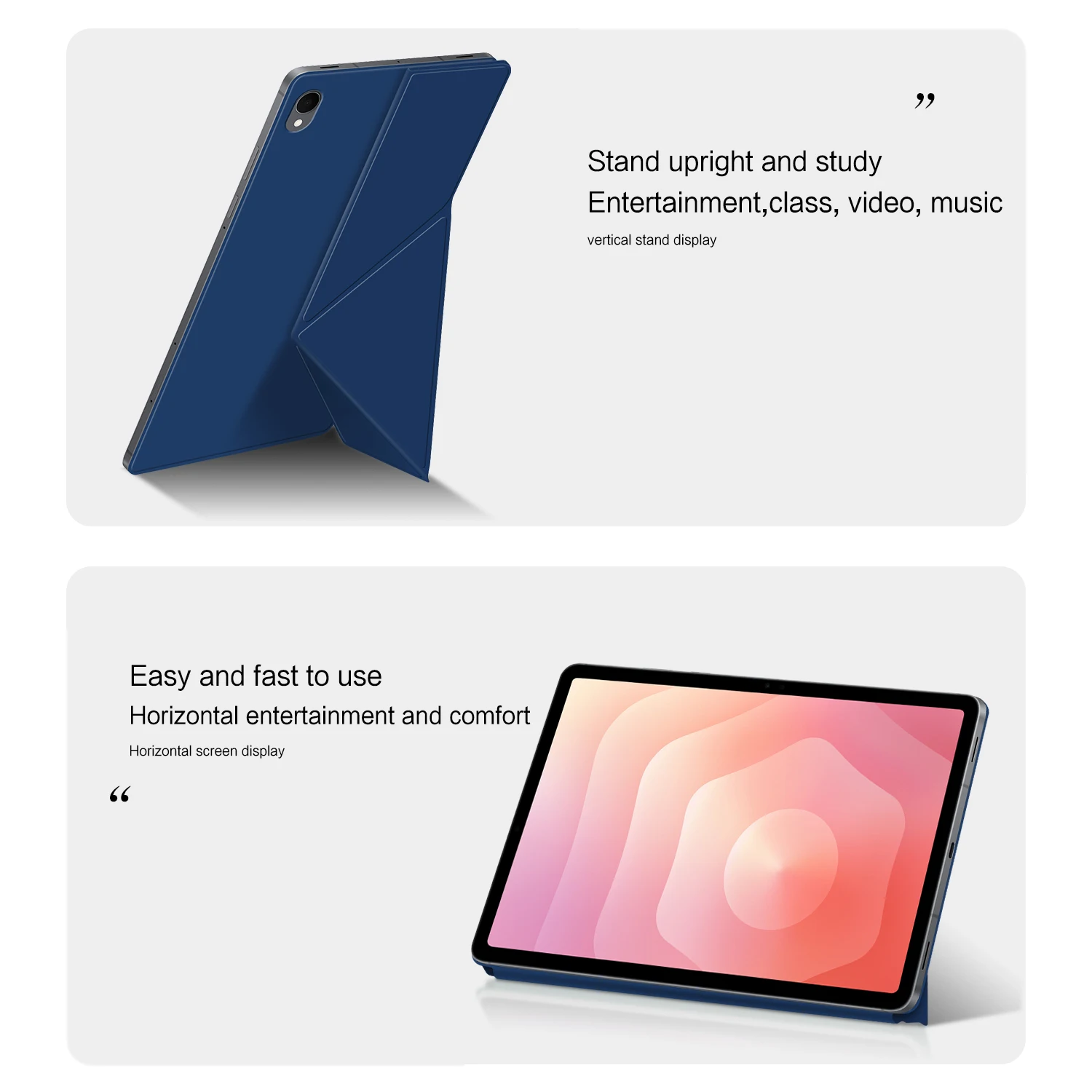 Enhanced Multi-Folding Stand Magnetic Smart Case