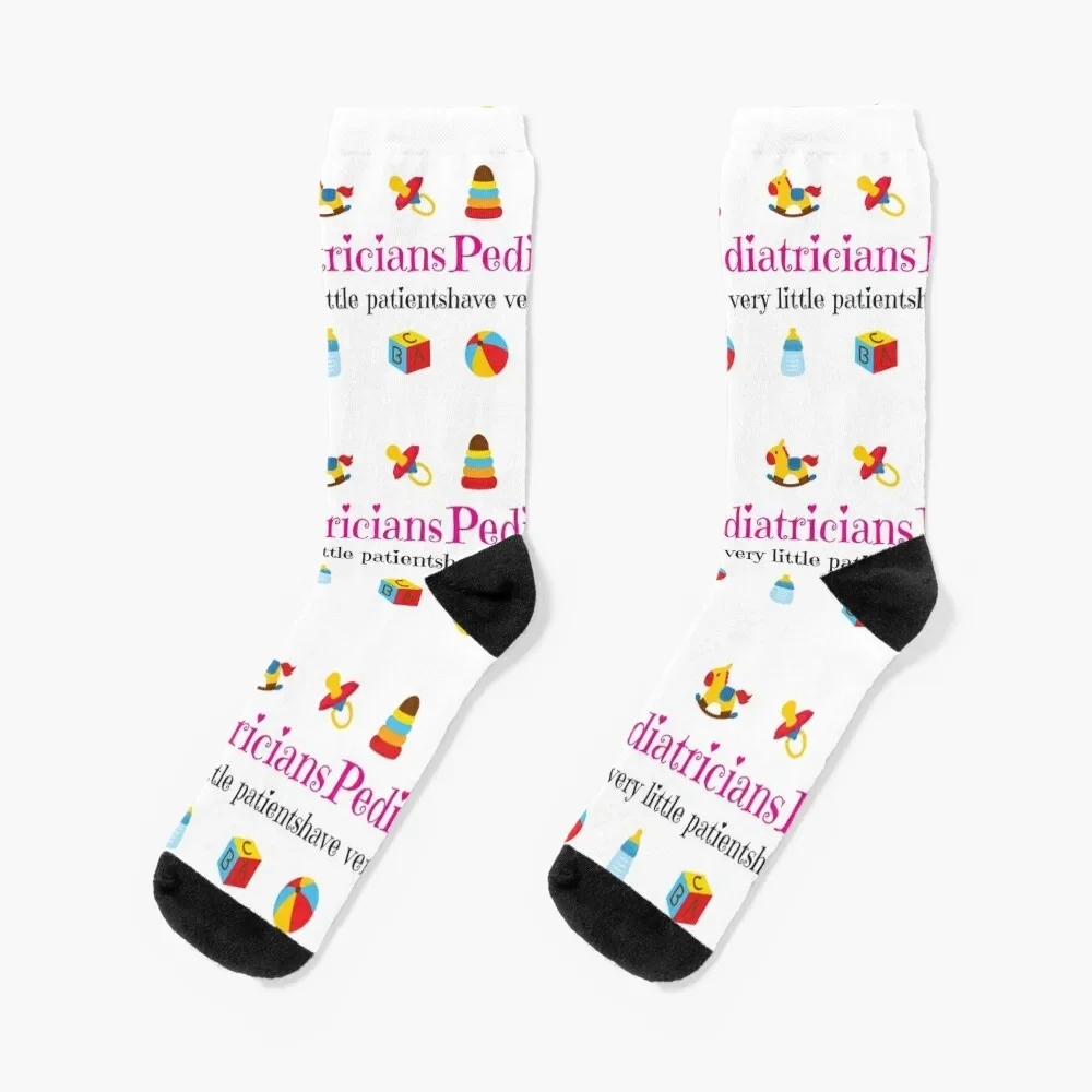 Pediatricians Have Very Little Patients Socks Stockings compression happy Boy Child Socks Women's