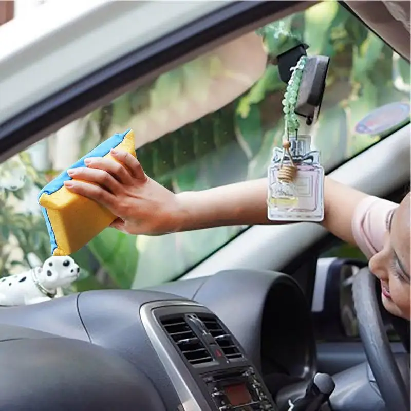 1Pcs Car Windshield Cleaners Window Defogger Sponges Vehicle Mirrors Glass Auto Detailing Cleaning Exterior Washing Car