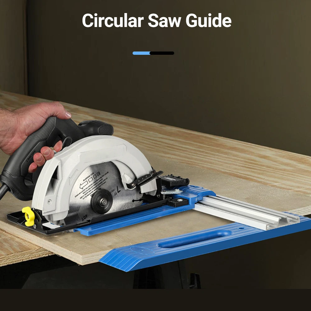 Circular Saw Guide Woodworking Cutting Guide Rail Aluminum Alloy Engineering Pla