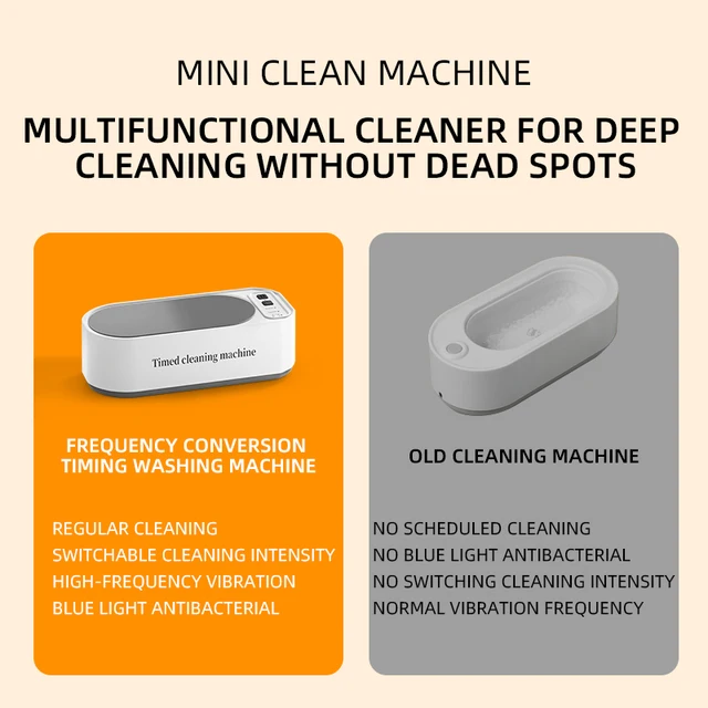 High Frequency Ultrasonic Clean Timing Ultrasonic Glasses Cleaning Ultrasound Jewelry Cleaner Machine for Jewelr and Toothbrush 3