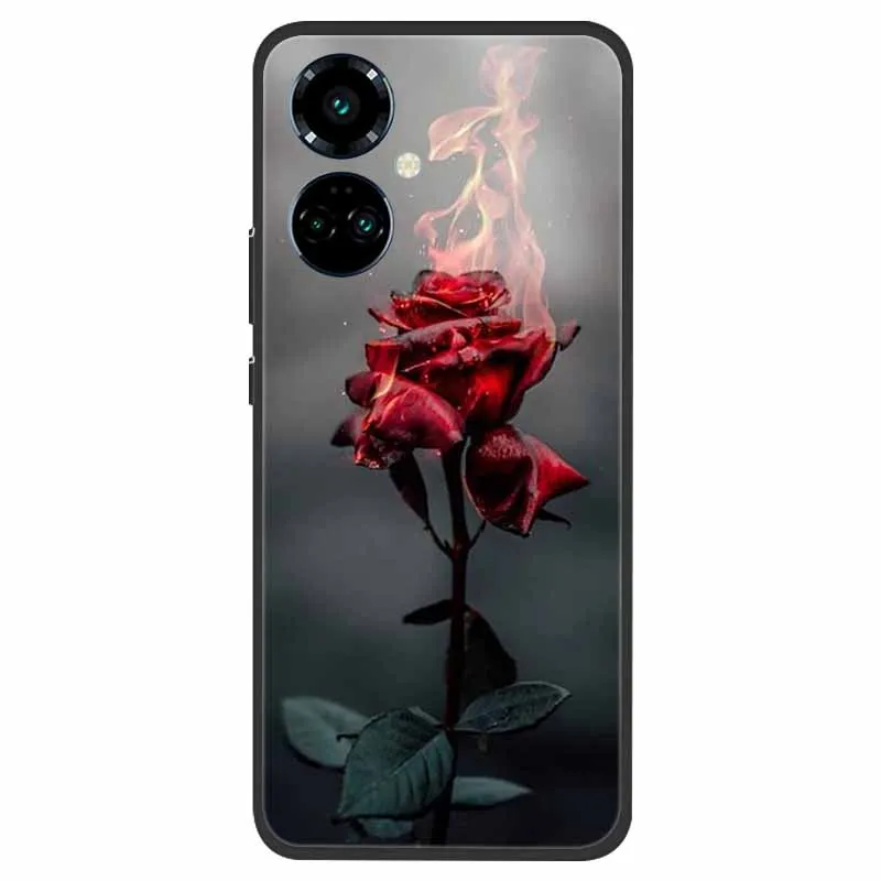 Tecno Camon 19 Shockproof Soft Silicone TPU Back Cover - Cute Design