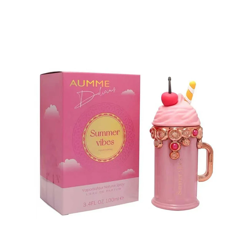 Perfume spray Creative Ice Cream, estilo árabe/Dubai, fresco e duradouro, Eau de Toilette, fragrância luxuosa e charmosa para mulheres, homens e unissex._voghion.com