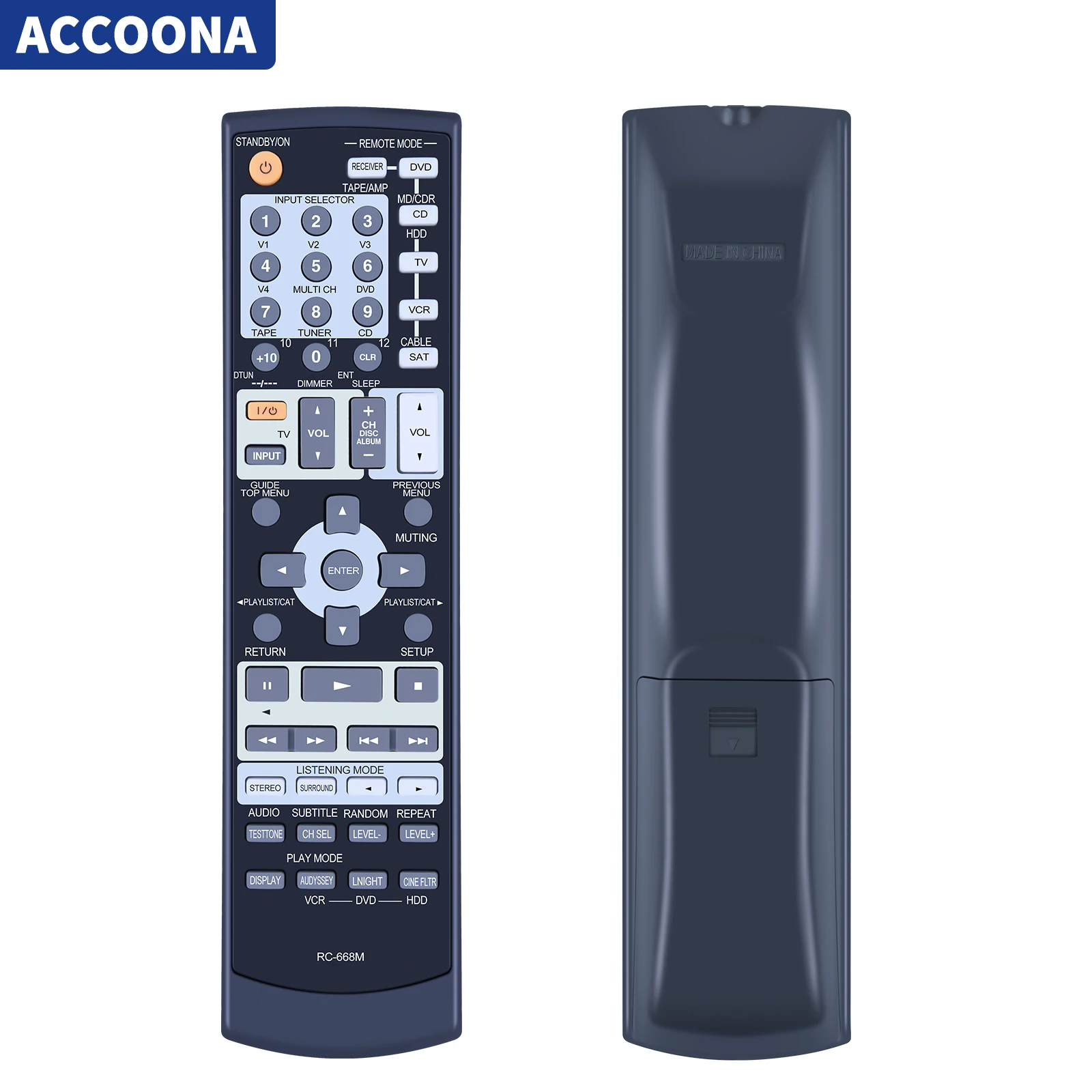 Rc-668M Telecomando Per Onkyo Av Tx-Sa605 Tx-Sa578 Tx-Sr576 Tx-Sr578 Tx-Sr343 Tx-Sr309 Tx-Sr444 Tx-Sr577
