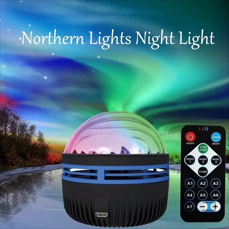 Lampada Aurora Boreale Proiettore LED - 16 Colori Con Telecomando | Luce Notturna Per Camera E Atmosfera - Foto 12