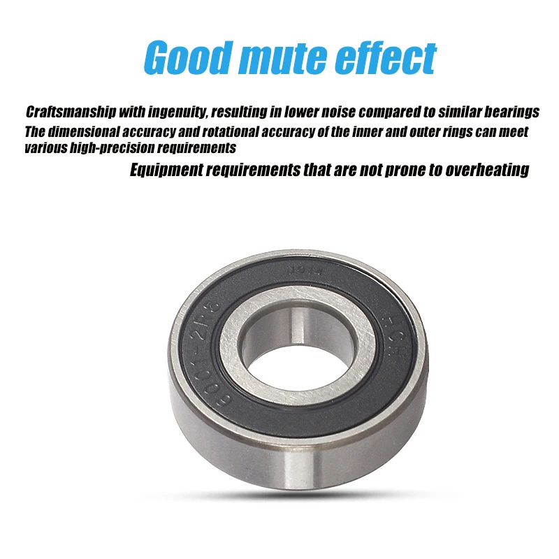Bicycle Bottom Bracket Ball Bearing 6001-2Rs 6803-2Rs Sealed Bearing Axis Flower Drum Bearing 2Pcs